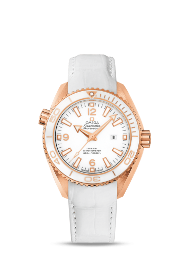 Omega Seamaster Planet Ocean 600M Co-Axial 37.5 Red Gold / White Planet St. Moritz
